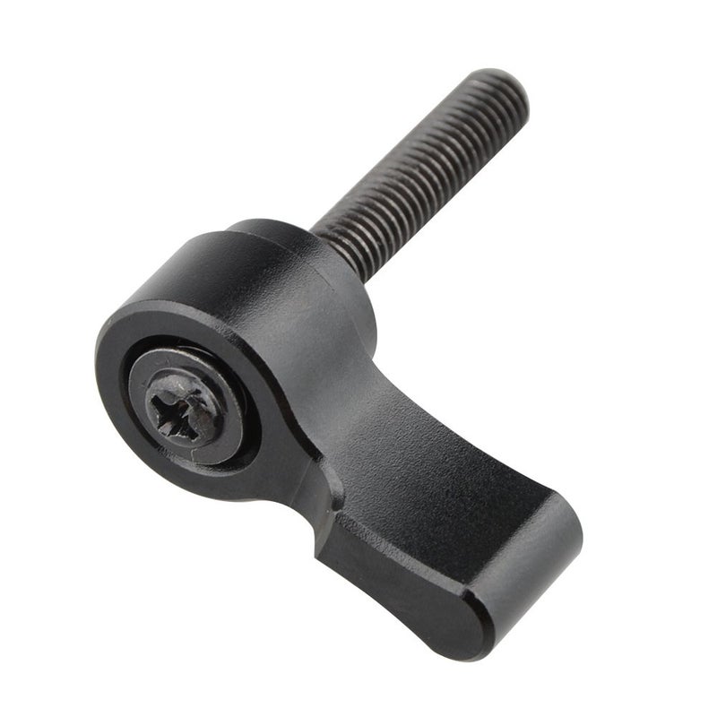 CAMVATE M5 Male Threadingï¼ˆ22.5mm Longï¼‰ Rotating Knob Adjustable Thumb Lever Screw (Black) - 1511 - Image 3